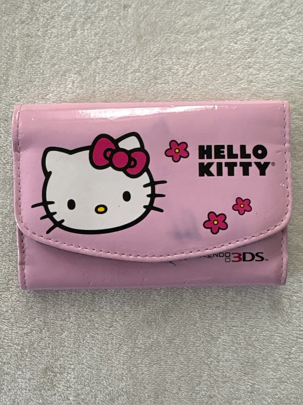 Y2K Hello Kitty 3DS Pink Carrying Travel Case - READ